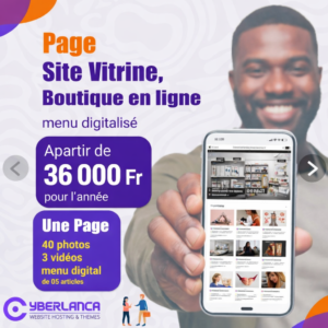 Site Page d' Accueil, Blog