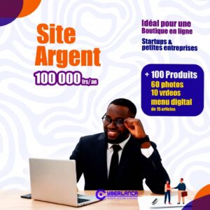 Site Argent petite Entreprise - 100000fr - Paiement Annuel